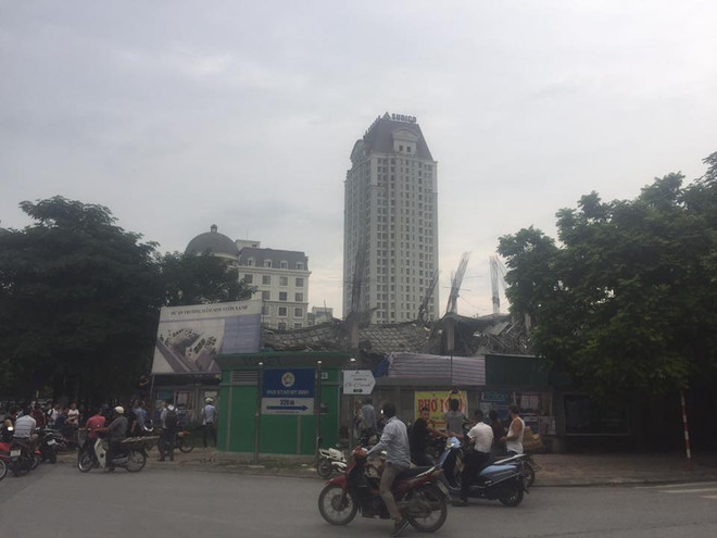 Hà Nội: Một công trình trường mầm non tại Mỹ Đình bất ngờ đổ sập ảnh 5