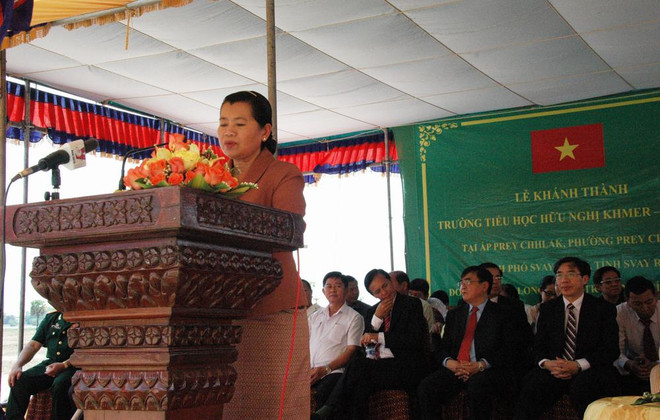 [Photo] Trường Tiểu học Hữu nghị Khmer-Việt Nam ở Svay Rieng ảnh 2