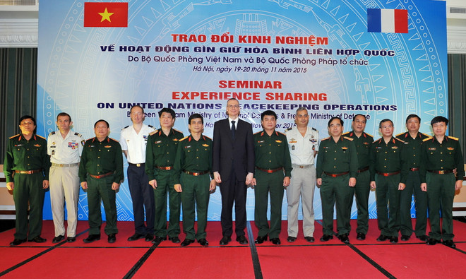 Việt Nam-Pháp trao đổi kinh nghiệm Gìn giữ hòa bình Liên hợp quốc ảnh 1