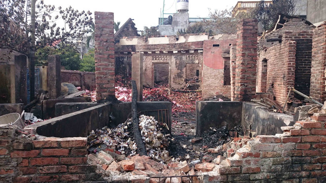 Bắc Ninh: Đại lý vàng mã bị hỏa hoạn, 3 ông bà cháu tử vong ảnh 2