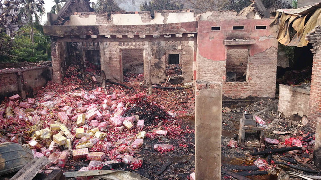 Bắc Ninh: Đại lý vàng mã bị hỏa hoạn, 3 ông bà cháu tử vong ảnh 1