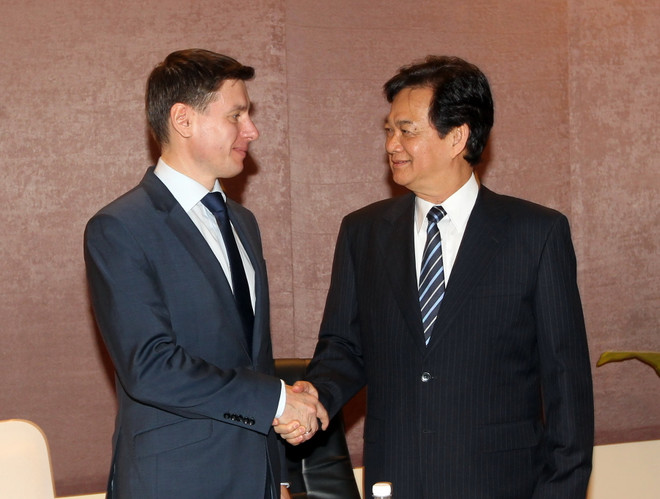 Thủ tướng tiếp Bộ trưởng Thương mại Ủy ban Kinh tế Á-Âu ảnh 1