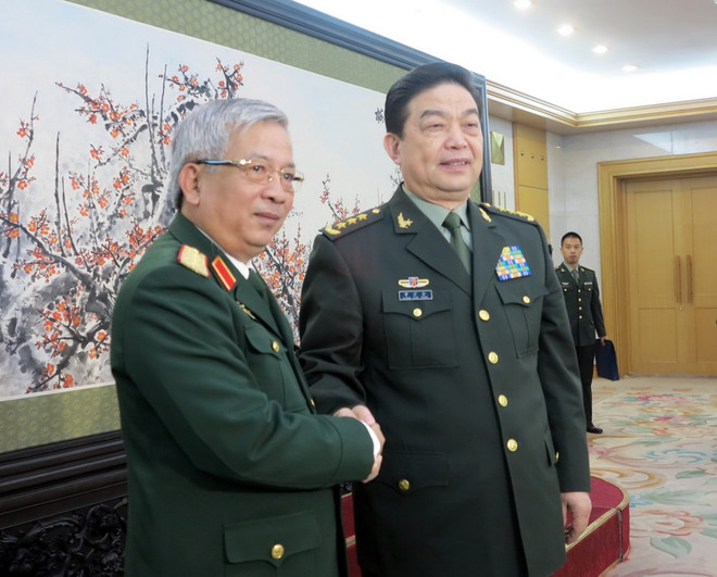 Thượng tướng Nguyễn Chí Vịnh gặp Bộ trưởng Quốc phòng Trung Quốc ảnh 1