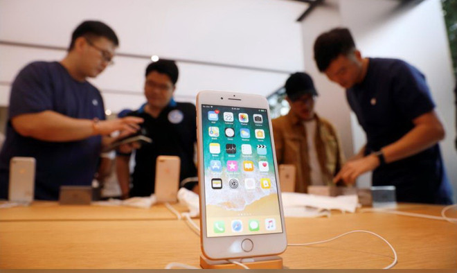 Điện thoại iPhone 8 lên kệ kém ồn ào ở các thị trường châu Á ảnh 1