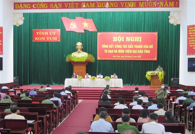 Tỉnh Kon Tum quyết liệt đấu tranh xóa bỏ tà đạo Hà Mòn ảnh 2