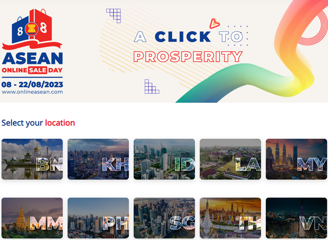 ASEAN thông báo thời gian tổ chức Ngày Bán hàng Trực tuyến năm 2023 ảnh 1
