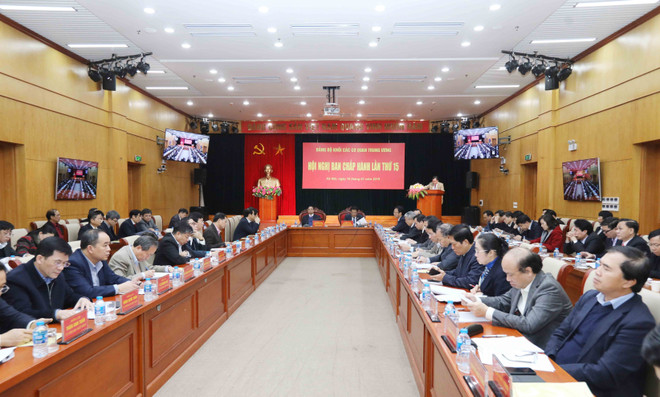 Hội nghị Ban Chấp hành lần thứ 15 Đảng bộ Khối các cơ quan Trung ương ảnh 2