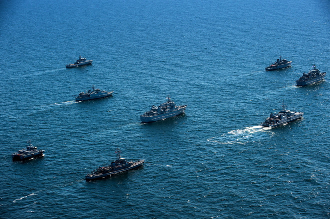 NATO diễn tập hải, không quân quy mô lớn trên biển Baltic ảnh 1