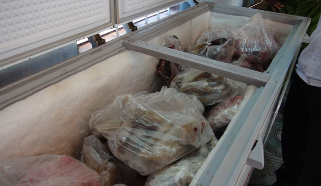 [Video] Bắt giữ hơn 6 tấn thịt thối chuẩn bị vào bếp ăn ảnh 1