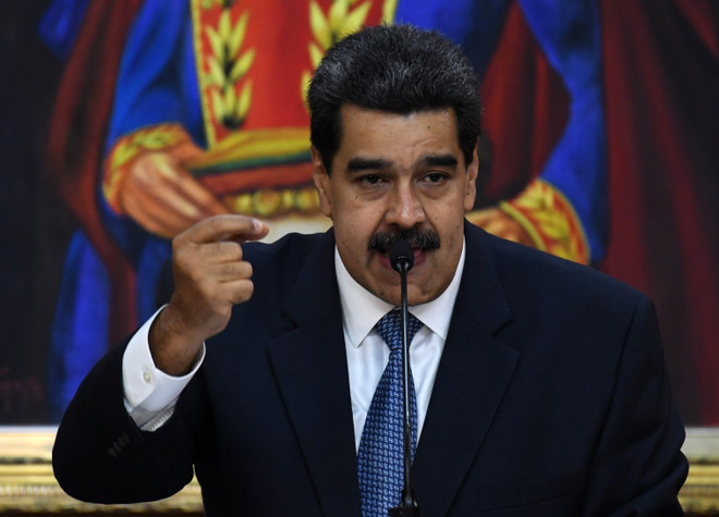 Tổng thống Venezuela Nicolas Maduro phát biểu tại một sự kiện ở Caracas ngày 27/6/2019. (Nguồn: AFP/TTXVN) Tổng thống Venezuela đề xuất xây dựng cơ chế đối thoại với phe đối lập ảnh 1