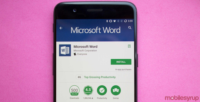 Phiên bản Android của Microsoft Word vượt mốc 1 tỷ lượt cài đặt ảnh 1