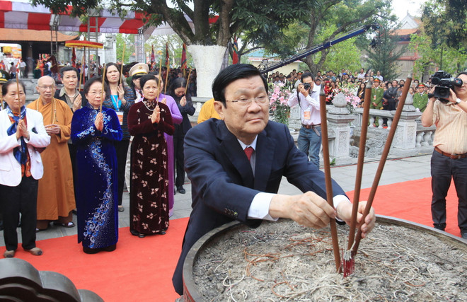 Chủ tịch nước phát động Tết trồng cây Xuân Ất Mùi năm 2015 ảnh 2