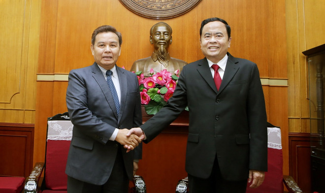 Thắt chặt mối quan hệ giữa hai tổ chức mặt trận Việt Nam-Lào ảnh 1