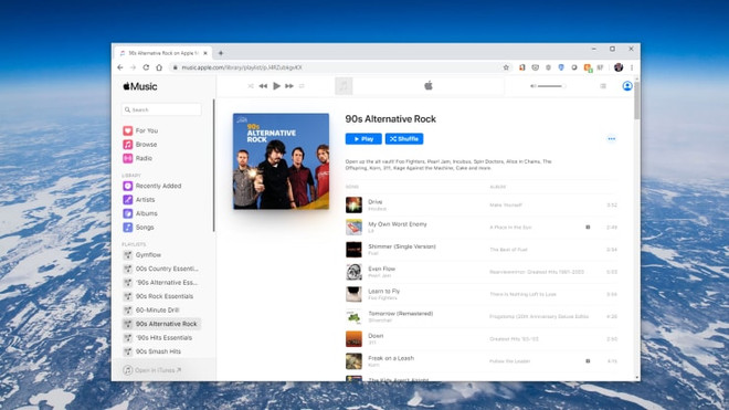 Giao diện Apple Music trên nền tảng web. (Nguồn: CNBC) Apple chính thức phát hành phiên bản web của dịch vụ Apple Music ảnh 1