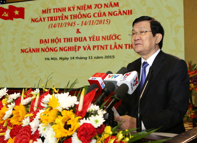 Chủ tịch nước: Nông nghiệp Việt Nam đứng trước thách thức gay gắt ảnh 1