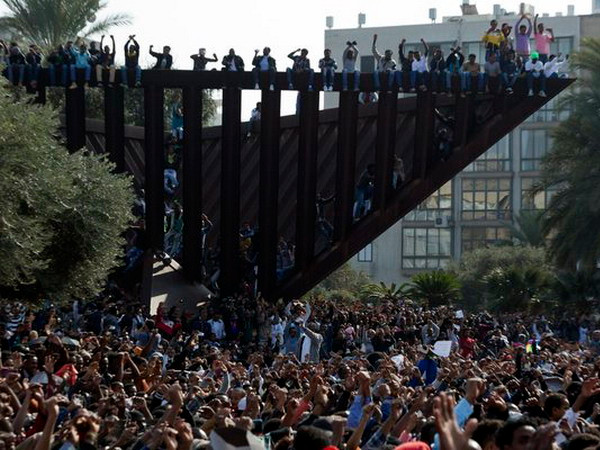 Người nhập cư biểu tình phản đối chính quyền Israel ảnh 1