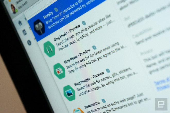 Microsoft ra mắt phiên bản Skype Bots cho Web và máy Mac ảnh 1