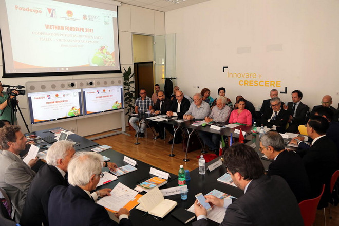Hội thảo quảng bá “Vietnam Foodexpo 2017” với doanh nghiệp Italy ảnh 1