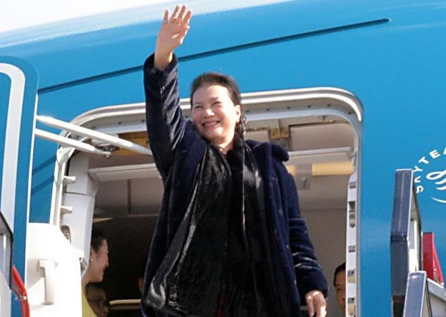 Chủ tịch Quốc hội Nguyễn Thị Kim Ngân lên đường tham dự IPU-140 ảnh 1