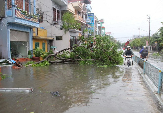Tỉnh Hưng Yên mất điện trên diện rộng sau cơn bão số 1 ảnh 1
