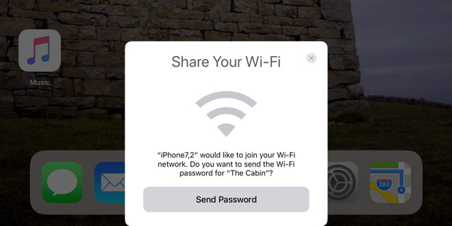 Dễ dàng chia sẻ mật khẩu mạng Wi-Fi với bạn bè trên iOS 11 ảnh 1