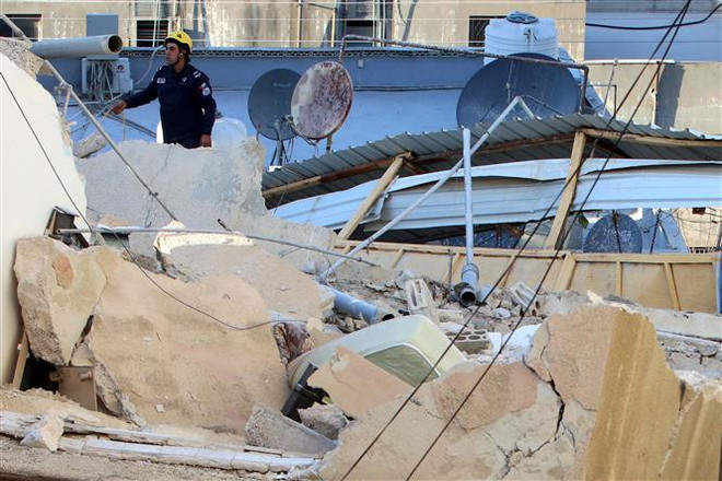 Sập nhà tại quận trung tâm thành phố cảng Marseille của Pháp ảnh 1