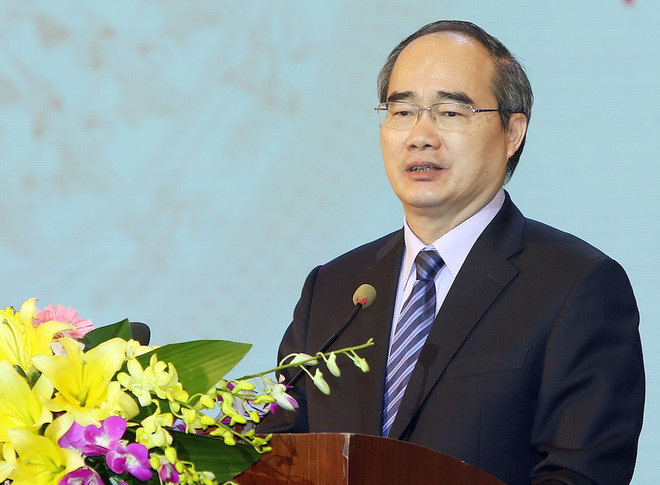Chủ tịch Ủy ban Trung ương Mặt trận Tổ quốc Việt Nam Nguyễn Thiện Nhân. (Ảnh: Nguyễn Dân/TTXVN) Chủ tịch Mặt trận Tổ quốc Việt Nam gửi thư chúc mừng Giáng sinh ảnh 1