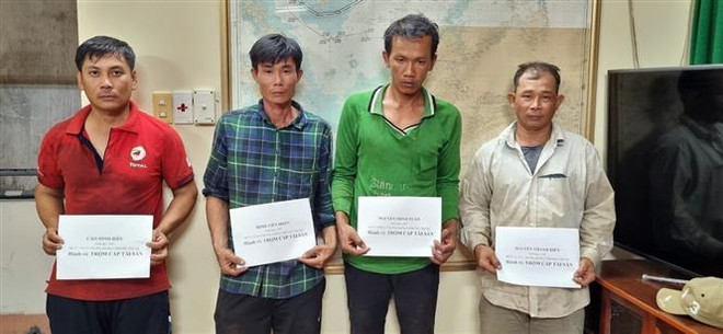 Bà Rịa-Vũng Tàu: Bắt nhóm trộm cắp tài sản trên tàu nước ngoài ảnh 2