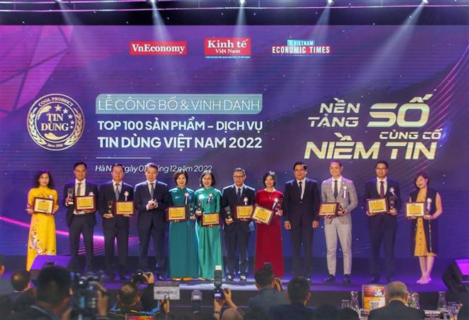 Vinh danh Top 100 sản phẩm-dịch vụ Tin Dùng Việt Nam 2022 ảnh 1
