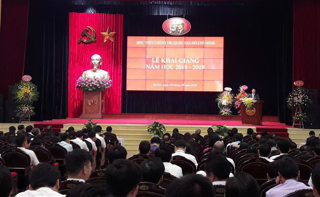 Học viện Chính trị quốc gia Hồ Chí Minh khai giảng năm học 2018-2019 ảnh 1