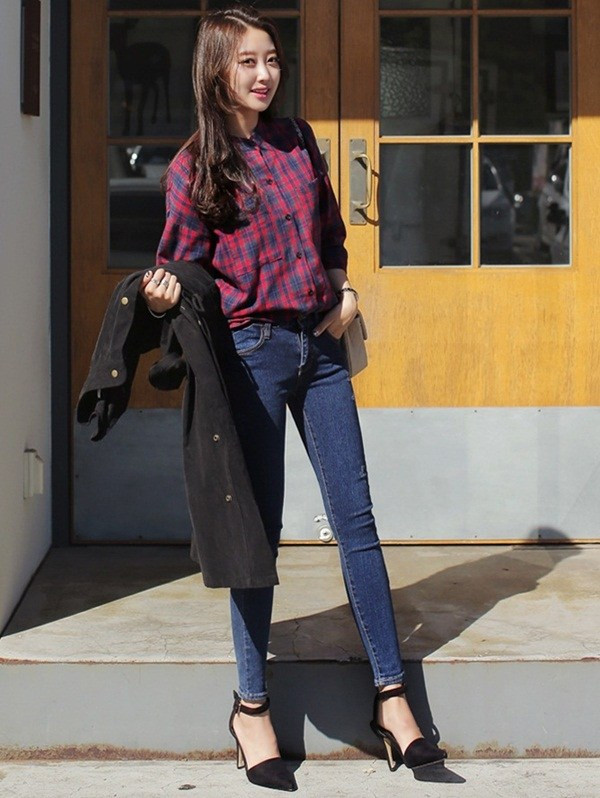 Ba "tuyệt chiêu" phối đồ kẻ carô quyến rũ cho mùa Đông ảnh 11