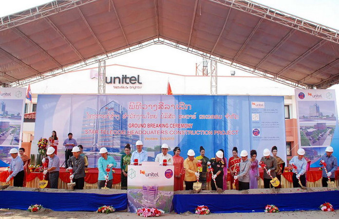 Công ty Star Telecom khởi công xây dựng trụ sở mới tại Lào ảnh 1