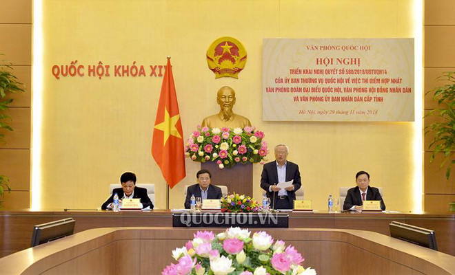 Chính thức triển khai thí điểm hợp nhất 3 văn phòng cấp tỉnh ảnh 1