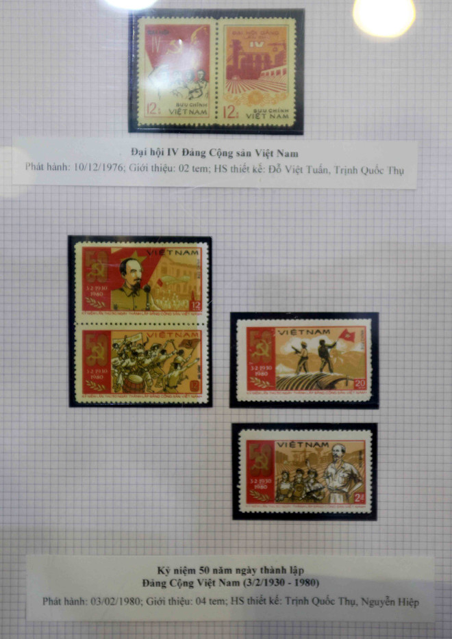 Phát hành bộ tem chào mừng Đại hội Đảng Cộng sản Việt Nam lần thứ XII ảnh 3