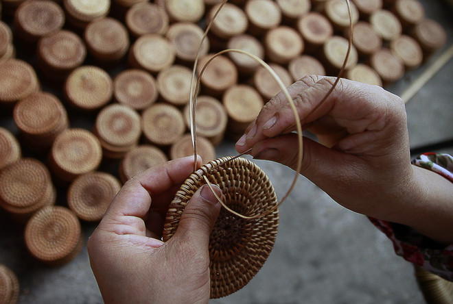 Hà Nội nhọc nhằn tìm đầu ra cho các sản phẩm mây tre đan ảnh 1