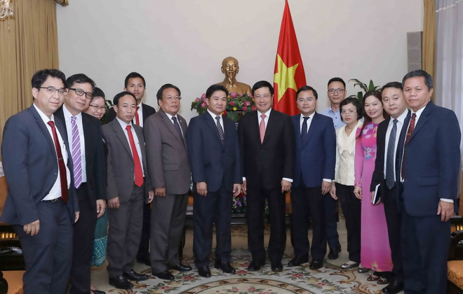Phó Thủ tướng Phạm Bình Minh tiếp Đoàn đại biểu Đoàn Thanh niên Lào ảnh 1