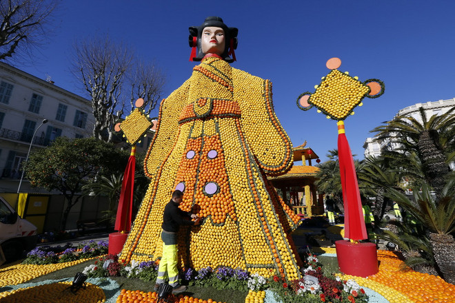 Ngắm những kiệt tác tại Lễ hội Chanh hết sức độc đáo ở Pháp ảnh 2