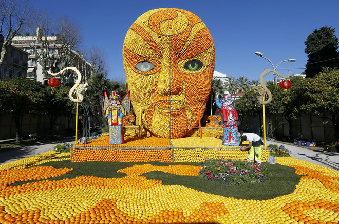 Ngắm những kiệt tác tại Lễ hội Chanh hết sức độc đáo ở Pháp ảnh 1