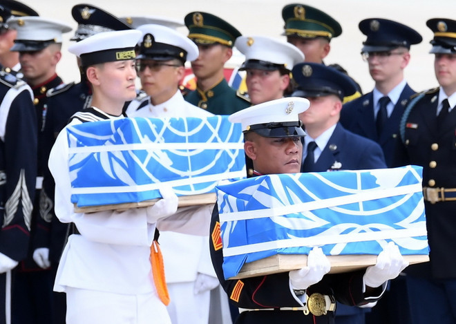 Mỹ hoan nghênh việc Triều Tiên trao trả hài cốt binh sỹ ảnh 1