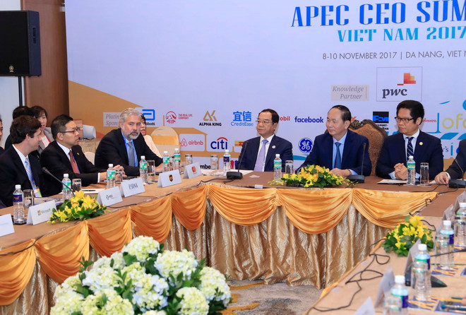 Chủ tịch nước Trần Đại Quang gặp gỡ các doanh nghiệp lớn của Hoa Kỳ ảnh 1