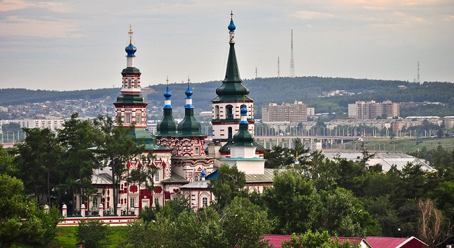 Thành phố Irkutsk - thủ phủ vùng Đông Siberia của nước Nga. (Nguồn: rbth.com) Đậm sâu ký ức về Chủ tịch Hồ Chí Minh ở vùng Siberia tuyết trắng ảnh 1