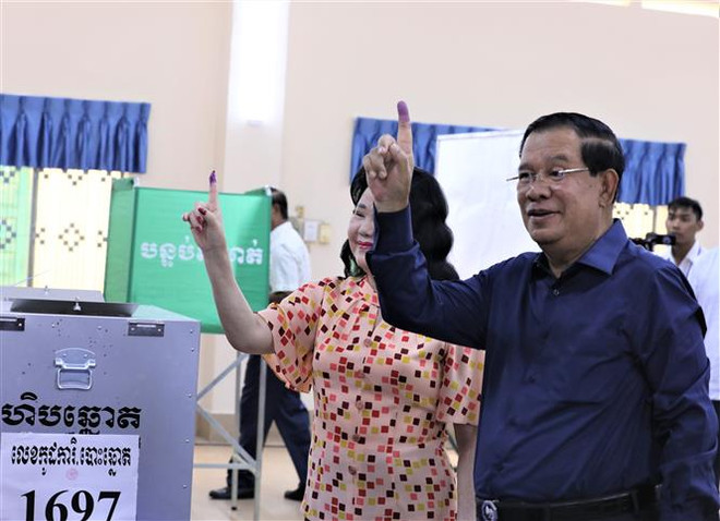 Campuchia: Hơn 78% cử tri đi bỏ phiếu bầu cử nghị sỹ Quốc hội khóa VII ảnh 1