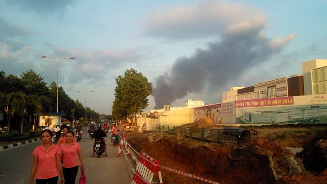 Bình Dương: Xảy ra cháy lớn tại Công ty TNHH Sakata ảnh 2