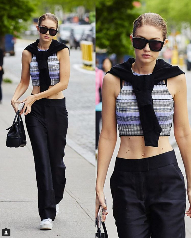 "Bắt bài" 3 mẹo nhỏ phong cách thời trang của Gigi Hadid ảnh 1