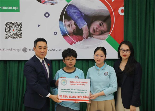 Hội Chữ thập đỏ VN tiếp nhận gần 10 tỷ đồng ủng hộ Thổ Nhĩ Kỳ và Syria ảnh 4