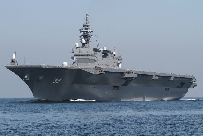 Tàu sân bay Izumo của Nhật Bản chuẩn bị đi qua khu vực Biển Đông ảnh 1