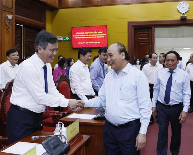 Chủ tịch nước: Quảng Bình phải khai thác lợi thế riêng để phát triển ảnh 1