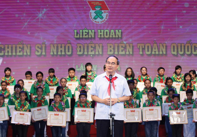 [Photo] Lễ tuyên dương Chiến sỹ nhỏ Điện Biên năm 2014 ảnh 2