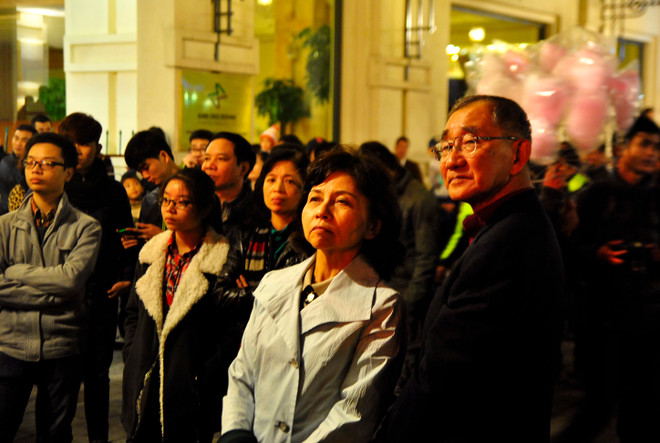 Hàng vạn người dân Hà Nội rạo rực đón chờ năm mới 2015 ảnh 2