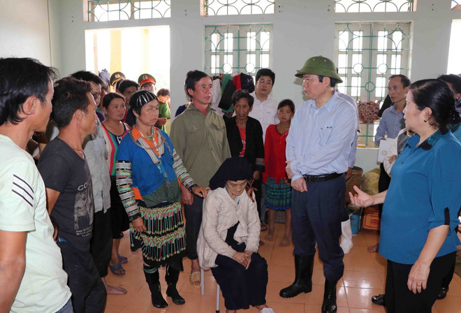 Phó Chủ tịch Quốc hội kiểm tra khắc phục hậu quả mưa lũ tại Lai Châu ảnh 1